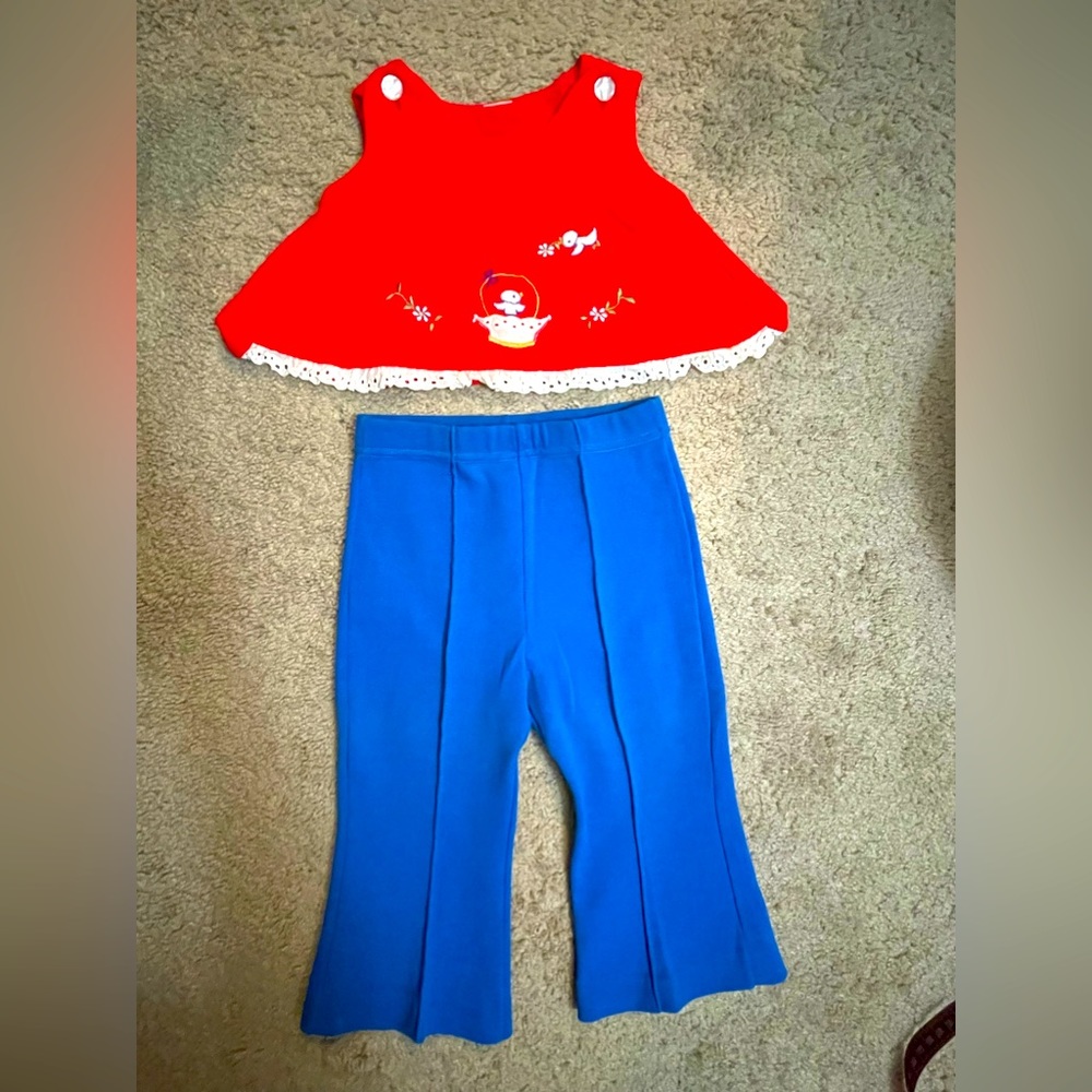 Vintage Little Girls 70’s set